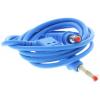 Staubli Zkušební kabel s konektorem, Modrá 32A, délka kabelů: 1 m, 600V, Silikon, úroveň kategorie: CAT 0, CAT II Staubli Zkušební kabel s konektorem, Modrá 32A, délka kabelů: 1 m, 600V, Silikon, úroveň kategorie: CAT 0, CAT II